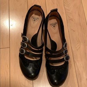 John Fluevog black heels